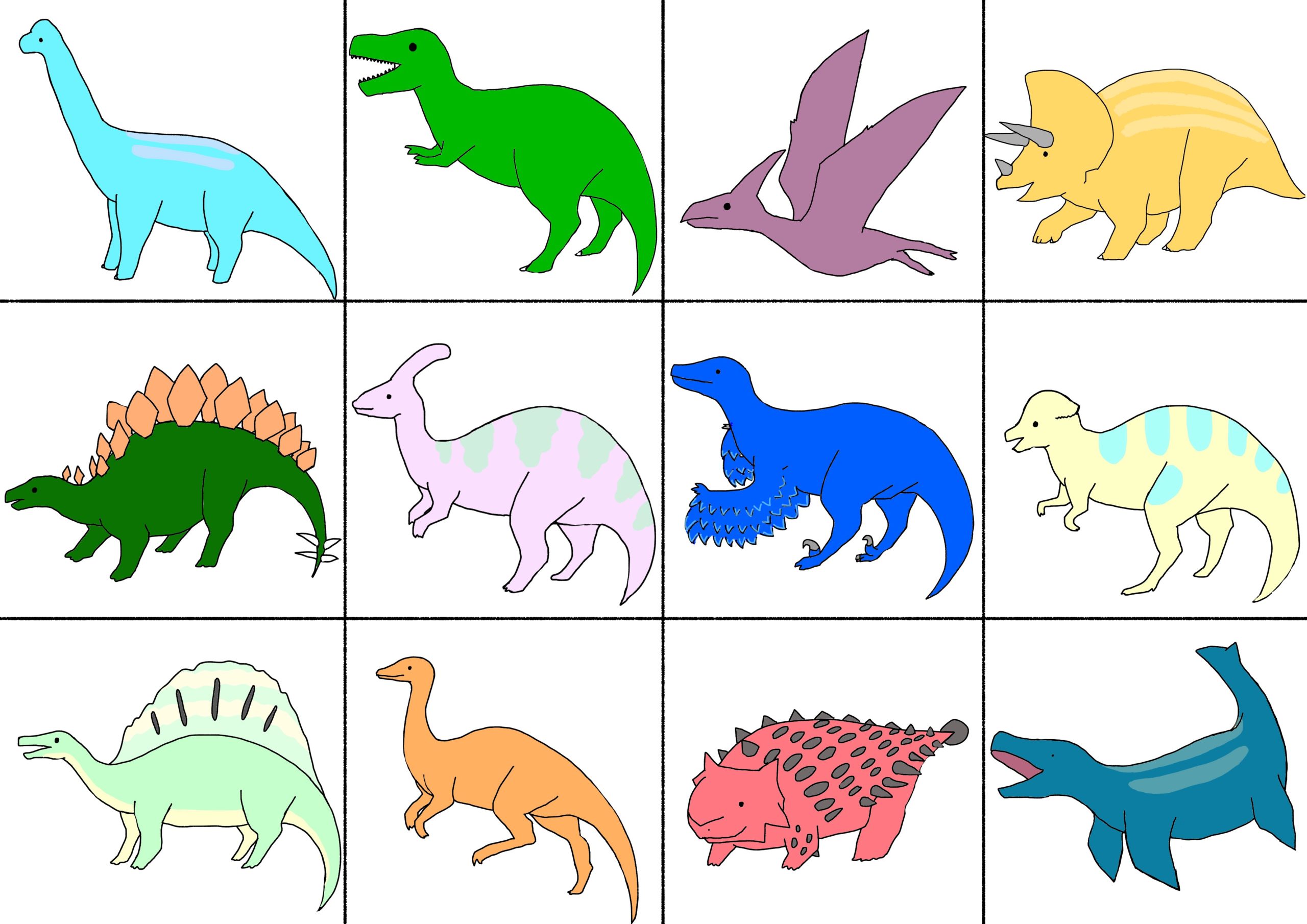 恐竜マニアのお子さんに 恐竜英才教育知育カードを作りました センス オブ ワンダー